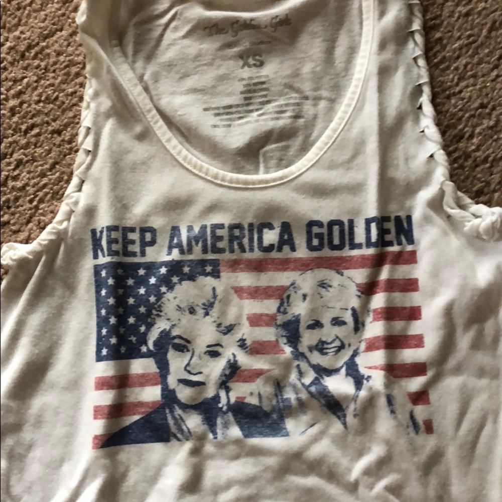 Golden Girls Keep America Golden Braided Tank